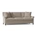 Fairfield Chair Libby Langdon 85.5" Flared Arm Sofa w/ Reversible Cushions Polyester in Green/Brown | 35 H x 85.5 W x 39.5 D in | Wayfair