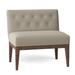 Slipper Chair - Fairfield Chair Granada 32" W Tufted Slipper Chair in Red/Gray | 31 H x 32 W x 24.5 D in | Wayfair 2723-40_8794 70_MontegoBay