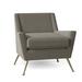 Armchair - Fairfield Chair Rivoli 32" W Tufted Armchair Polyester/Fabric/Other Performance Fabrics in Gray/Yellow | 30.5 H x 32 W x 33 D in | Wayfair