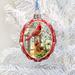 The Holiday Aisle® Holiday Shaped Ornament Glass in Blue/Green/Red | 3.5 H x 3 W x 1 D in | Wayfair EBC91E19273F481A9BEA1032751FA591