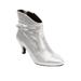 Wide Width Women's The Corrine Bootie by Comfortview in Shimmer Metallic (Size 7 1/2 W)