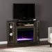 SEI Furniture Austindale Color Changing Fireplace with Media Storage 47.25 x 32 Freestanding Indoor Color Changing Fireplaces