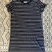 Madewell Dresses | Madewell Stripped T-Shirt Dress | Color: Blue/White | Size: S