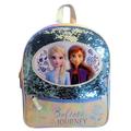 Disney Accessories | Disney Frozen 2 Elsa Anna Shimmer Mini Backpack 12 | Color: Blue/White | Size: Osg