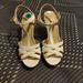 Jessica Simpson Shoes | Jessica Simpson Javawn Platform Sandals | Color: Tan/White | Size: 8