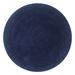 Bloomfield Round Bath Rug Collection by Home Weavers Inc in Navy (Size 30" ROUND)