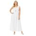 Plus Size Women's Denim Maxi Dress by Jessica London in White (Size 22)