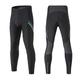 Santic Men's Cycling Pants Trousers Padded Long Bike Tights with Fleece Cycling Leggings Thermal Blue EU L