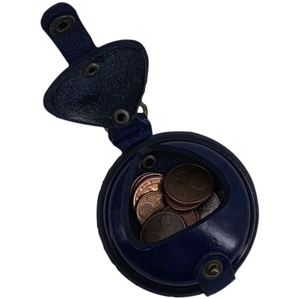 MIKA Schlüsselanhänger mit Münzfach 7 cm blau, 7x7 cm Image