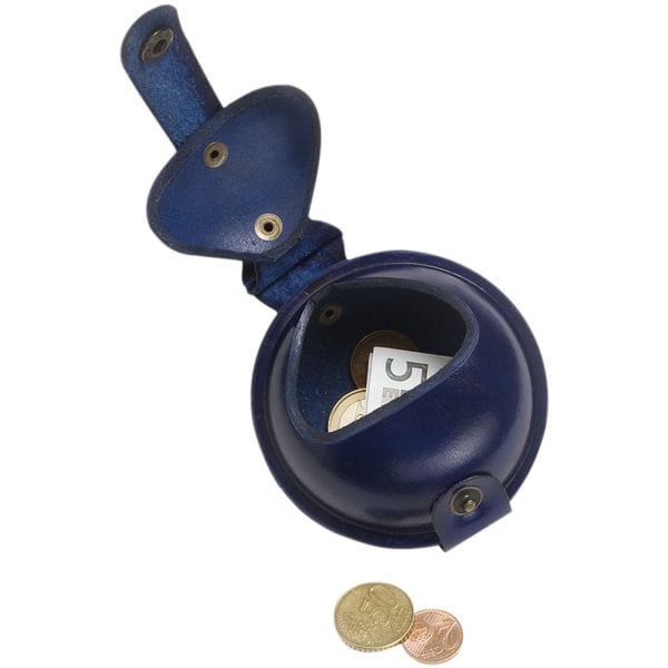 MIKA Schlüsselanhänger mit Münzfach 9 cm blau, 9x9 cm Image