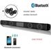 Surround Sound Bar 4 Speaker System Wireless BT Subwoofer TV Home Theater & Remote