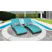 Barbados Curved Chaise Set of 2 Outdoor Wicker Patio Furniture