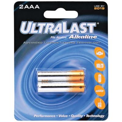Ultralast(R) ULA2AAA ULA2AAA AAA Alkaline Batteries, 2 pk - N/A