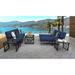 kathy ireland Madison Ave. 10 Piece Outdoor Aluminum Patio Furniture Set 10c