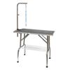 Heavy Duty Stainless Steel Pet Grooming Table, 30" L X 20" W X 32" H, 30 IN