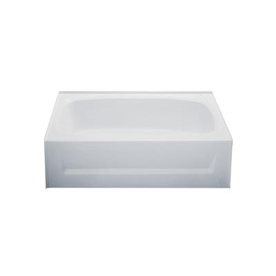 Kinro Composites Abs Bath Tub With Apron - 27in x 54in. Left Hand White W2754A LH-SPK