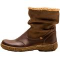 El Naturalista Damen Klassische Stiefeletten Nido, Frauen Boots,Wechselfußbett,Kurzstiefel,uebergangsschuhe,Brown,38 EU / 5 UK