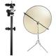 Selens Reflector Photography Boom Arm Extendable 55-135cm, 360 Degree Telescopic Swivel Holder Adjustable for Reflectors Diffuser Backdrop Background Product Portrait Photo Studio Light Stand