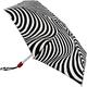 Lulu Guinness Tiny Folding Umbrella - Optical Stripe
