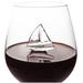 5 Star Super Deals 3D Sailboat Inside 12 oz. Crystal Red Wine Glass Crystal | 5 H x 8 W in | Wayfair MPN_Wayfair_4037088b