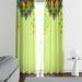 Folk N Funky Mandela Window Abstract Semi-Sheer Curtain Panels Polyester | 52 H in | Wayfair WC427-2052