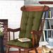 Alcott Hill® Non-Slip Rocking Chair Outdoor Cushion Set Synthetic in Brown | 3 H x 17 W in | Wayfair EEDE1B79FD484C4084357BAE80D9DA79