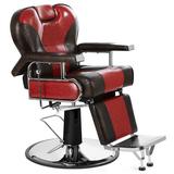 Inbox Zero Faux Leather Massage Chair Faux Leather in Black/Red | 41.3 H x 26.8 W x 28 D in | Wayfair 0E5F3B2EF27A40AEA88217C8AF0588C6