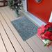 Matterly Waterhog Snowflake 20 in. x 30 in. Indoor Outdoor Door Mat Synthetics in Blue | Wayfair 20386582030