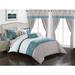 Red Barrel Studio® Charboneau 20 Piece Comforter Set Polyester/Polyfill/Microfiber in Blue | Queen Comforter + 19 Additional Pieces | Wayfair