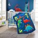 Grand Avenue Dinosaur World 3 Piece Baby Nursery Crib Bedding Set