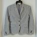 J. Crew Tops | J.Crew Schoolboy Equestrian Blazer - Size 0 | Color: Blue/White | Size: 0