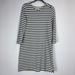 Madewell Dresses | Madewell Striped Knit Dress In Navy & Cream | Color: Blue/Cream | Size: S