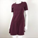 Athleta Dresses | Athleta En Route Dress Wine Jersey Short Sleeve | Color: Red | Size: Xsp