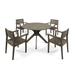 Stamford Outdoor 5-piece Wood Dining Set by Christopher Knight Home