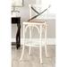 SAFAVIEH 30-inch Eleanor X-Back Antique White Bar Stool