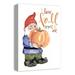 August Grove® Love Fall Gnome - Wrapped Canvas Painting Canvas in Orange | 18 H x 12 W x 1.25 D in | Wayfair 9A239300121241D49A2622DE512780DB