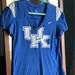 Nike Tops | Nike Kentucky V Neck Shirt | Color: Blue/White | Size: L