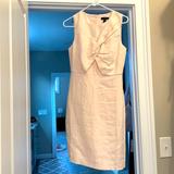 J. Crew Dresses | J Crew Pale Pink Linen Dress With Front Bow Knot. | Color: Pink | Size: 2