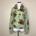 Anthropologie Sweaters | Anthropologie Cross Stitch Heart Cardigan Sweater | Color: Green/Pink | Size: S