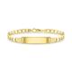 CARISSIMA Gold Men's 9ct Yellow Gold 31mm x 8.5mm Hollow Curb ID Bracelet 21.5cm/8.5'