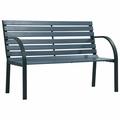 Lixada Garden Bench 47.2 Gray Wood