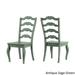Eleanor Oak Farmhouse Trestle Base 6-Piece Dining Set - French Ladder Back by iNSPIRE Q Classic