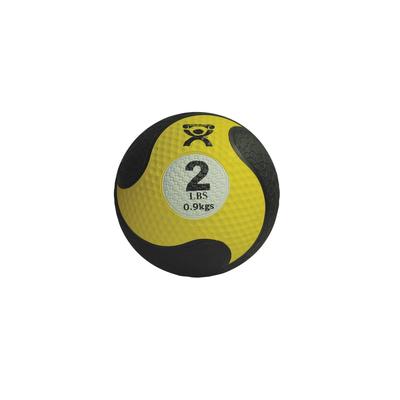 CanDo® Firm Medicine Ball - 8" Diameter - Yellow - 2 lb