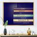 East Urban Home Do What Is Right Not What Is Easy II - Textual Art on Canvas Metal in Indigo | 30 H x 40 W x 1 D in | Wayfair