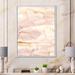East Urban Home Pastel Abstract w/ Pink Beige & Yelllow Spots - Floater Frame Painting on Canvas Metal | 32 H x 24 W x 1 D in | Wayfair