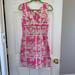 Lilly Pulitzer Dresses | Lily Pulitzer Finish Line Derby Dress Floral Print | Color: Pink/White | Size: 4