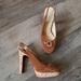Michael Kors Shoes | Michael Kors Suede Heels, Size: 6m | Color: Brown/Tan | Size: 6