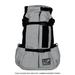 Air 2 Grey Backpack Dog Carrier, 9" L X 8" W X 15" H, X-Small, Gray