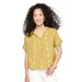 Women's Sonoma Goods For Life Rolled Short Sleeve Shirt, Size: XXL, Med Green