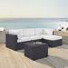 Crosley Biscayne 4-piece Mist Wicker Outdoor Seating Set